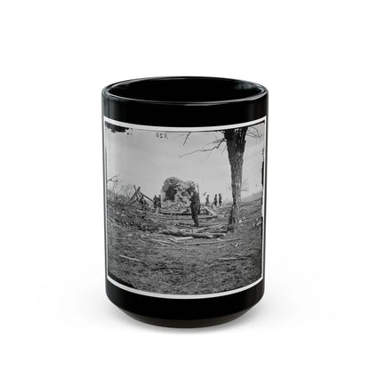 Bull Run, Va. Ruins Of Mrs. Judith Henry's House (U.S. Civil War) Black Coffee Mug-15oz-Go Mug Yourself