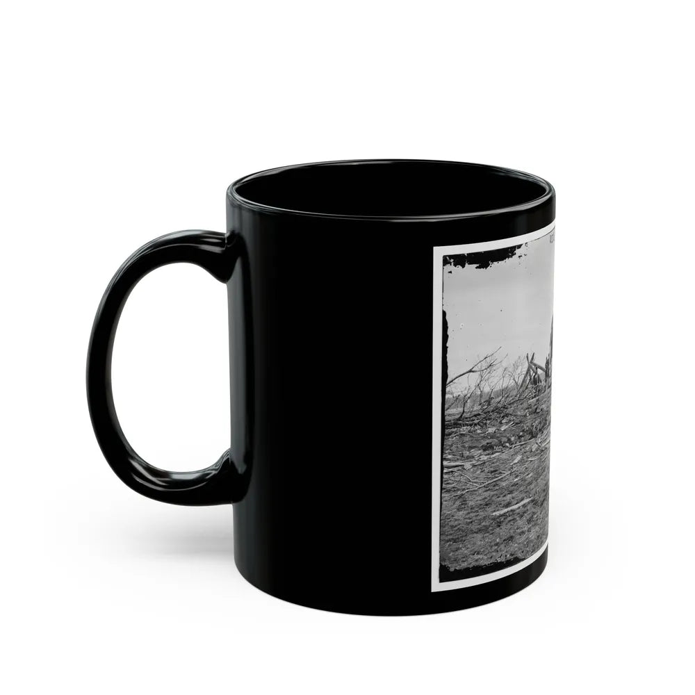 Bull Run, Va. Ruins Of Mrs. Judith Henry's House (U.S. Civil War) Black Coffee Mug-Go Mug Yourself