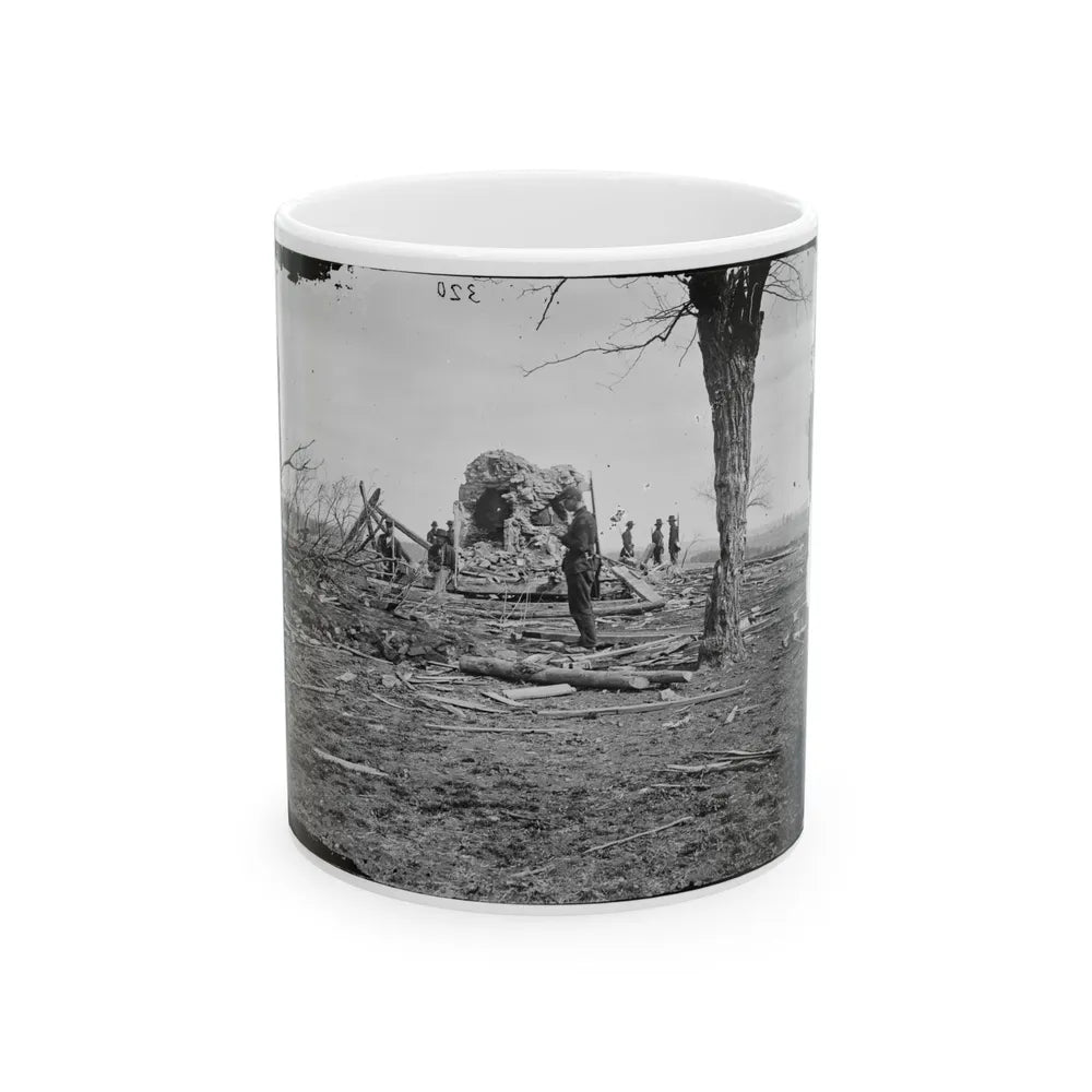 Bull Run, Va. Ruins Of Mrs. Judith Henry's House (U.S. Civil War) White Coffee Mug-11oz-Go Mug Yourself