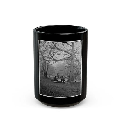 Bull Run, Va. Ruins Of Railroad Bridge At Blackburn's Ford (U.S. Civil War) Black Coffee Mug-15oz-Go Mug Yourself