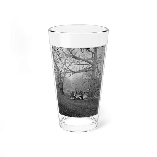 Bull Run, Va. Ruins Of Railroad Bridge At Blackburn's Ford (U.S. Civil War) Pint Glass 16oz-16oz-Go Mug Yourself