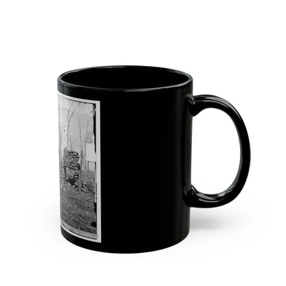 Bull Run, Va. Sudley Church (U.S. Civil War) Black Coffee Mug-Go Mug Yourself