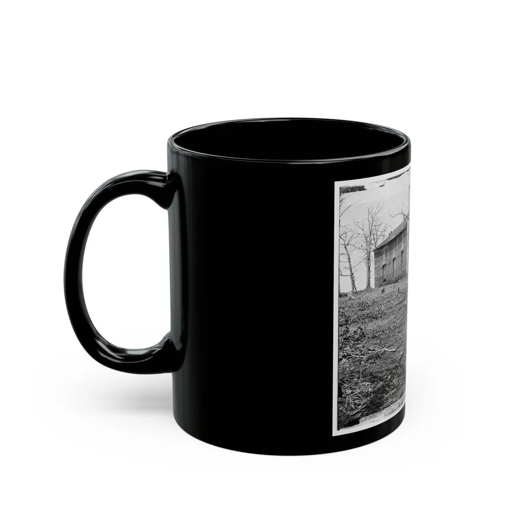 Bull Run, Va. Sudley Church (U.S. Civil War) Black Coffee Mug-Go Mug Yourself