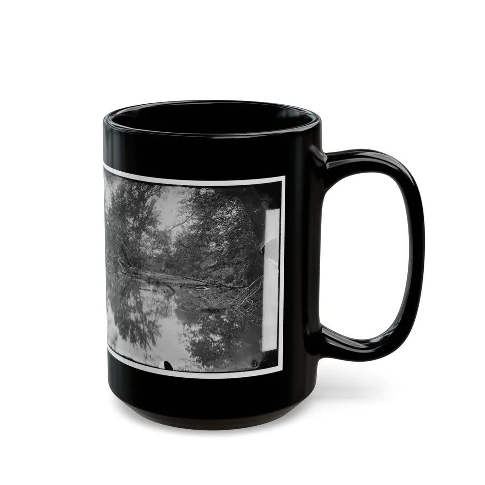 Bull Run, Va. View Of Bull Run (U.S. Civil War) Black Coffee Mug-Go Mug Yourself