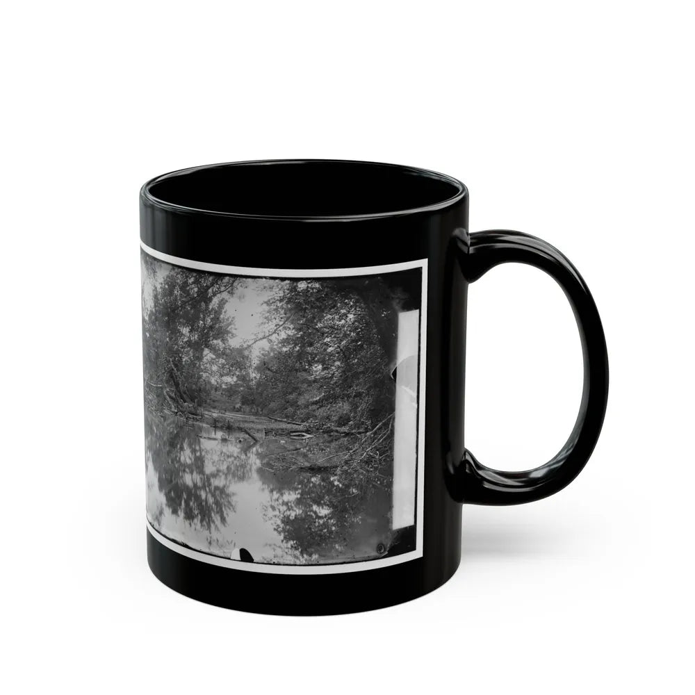 Bull Run, Va. View Of Bull Run (U.S. Civil War) Black Coffee Mug-Go Mug Yourself