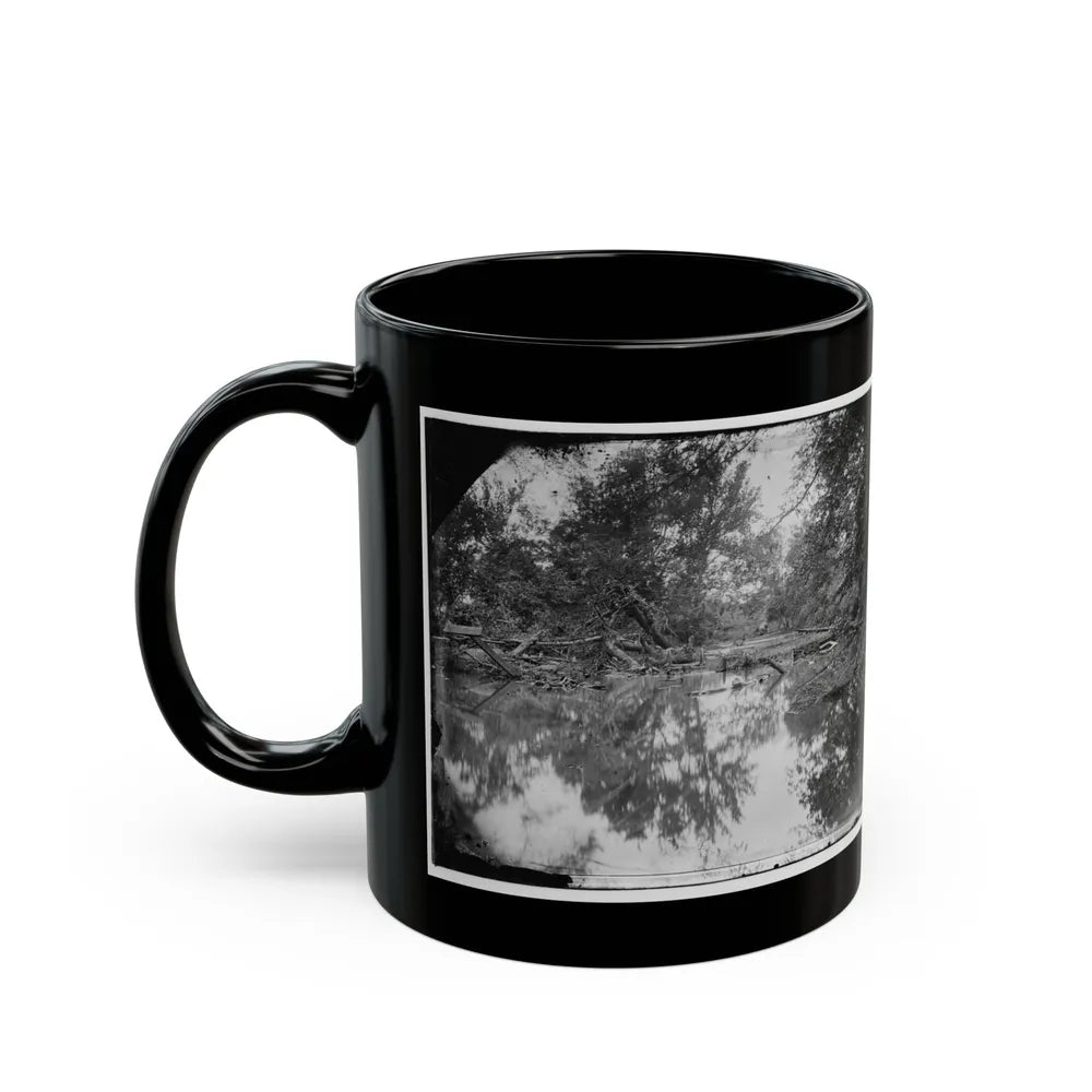 Bull Run, Va. View Of Bull Run (U.S. Civil War) Black Coffee Mug-Go Mug Yourself