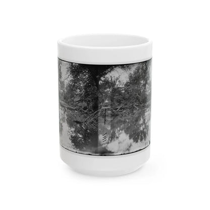 Bull Run, Va. View Of Bull Run (U.S. Civil War) White Coffee Mug-15oz-Go Mug Yourself