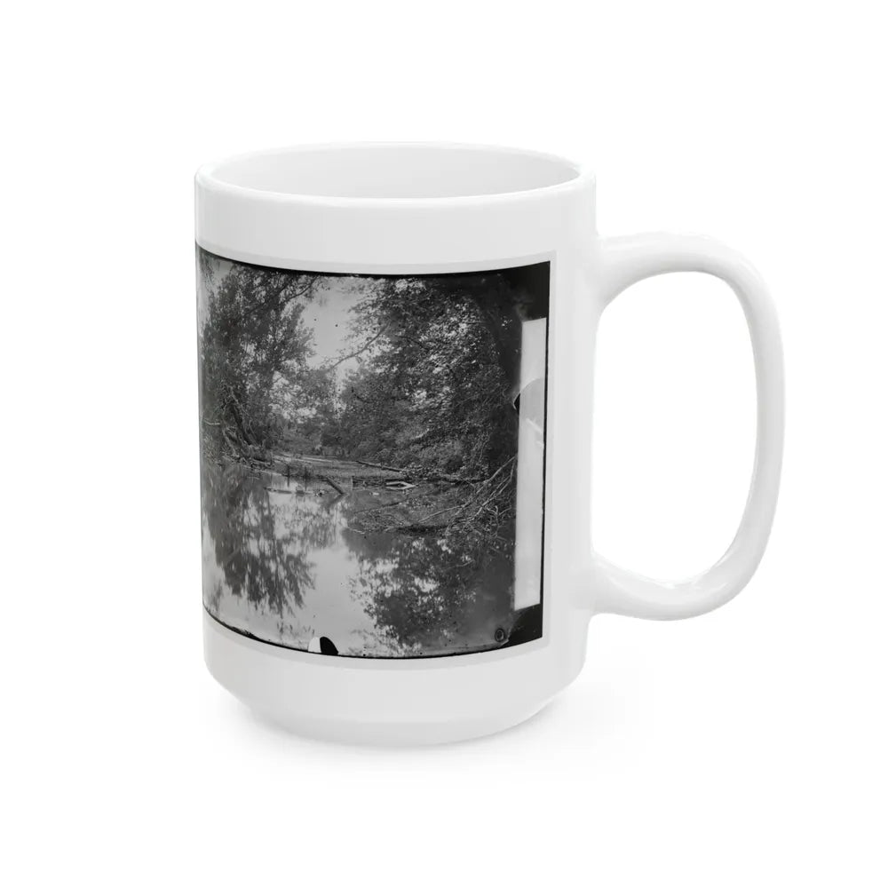 Bull Run, Va. View Of Bull Run (U.S. Civil War) White Coffee Mug-Go Mug Yourself