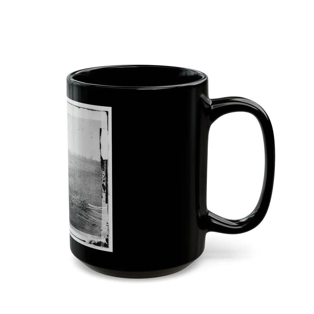 Bull Run, Va. View Of The Battlefield (U.S. Civil War) Black Coffee Mug-Go Mug Yourself