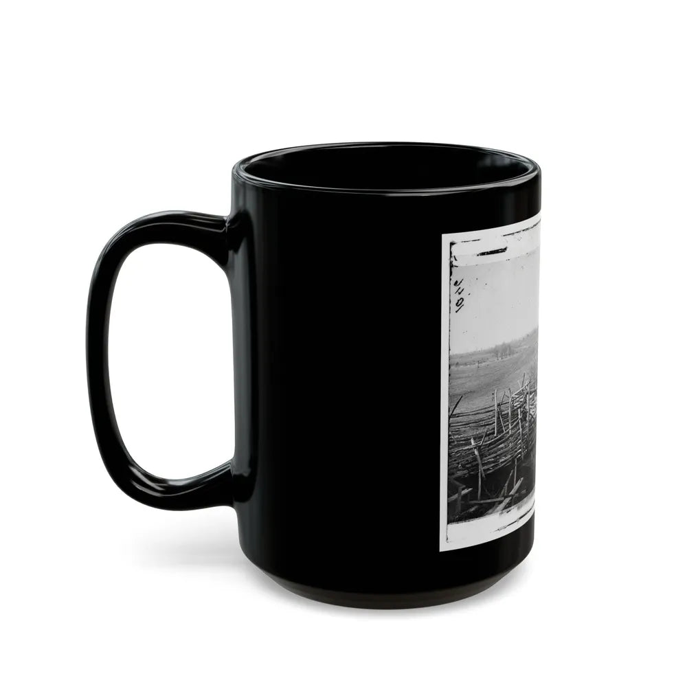 Bull Run, Va. View Of The Battlefield (U.S. Civil War) Black Coffee Mug-Go Mug Yourself