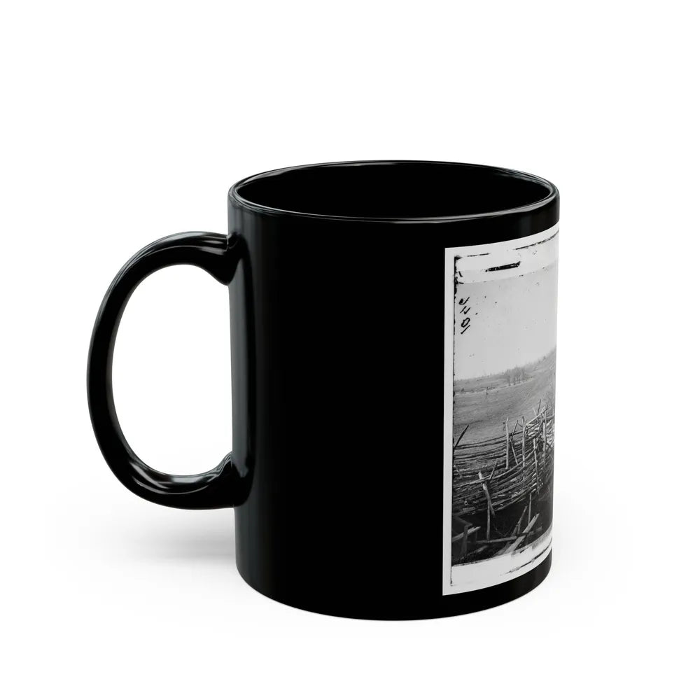 Bull Run, Va. View Of The Battlefield (U.S. Civil War) Black Coffee Mug-Go Mug Yourself