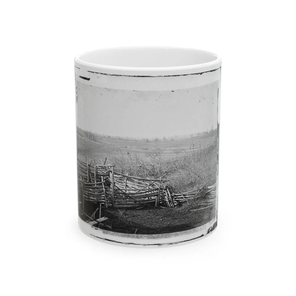 Bull Run, Va. View Of The Battlefield (U.S. Civil War) White Coffee Mug-11oz-Go Mug Yourself