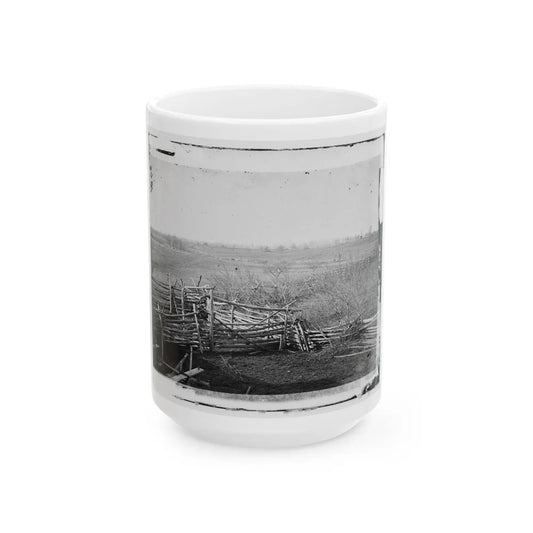 Bull Run, Va. View Of The Battlefield (U.S. Civil War) White Coffee Mug-15oz-Go Mug Yourself