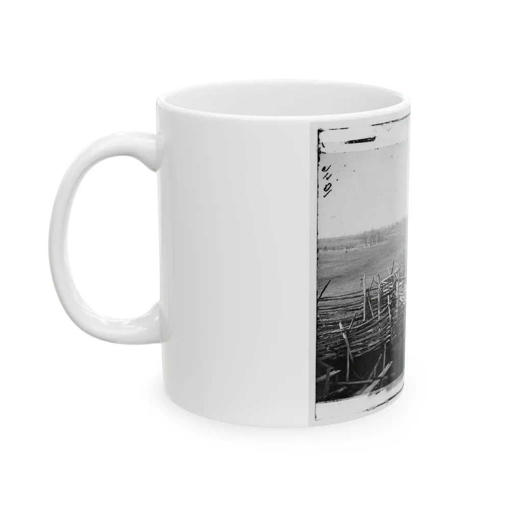 Bull Run, Va. View Of The Battlefield (U.S. Civil War) White Coffee Mug-Go Mug Yourself