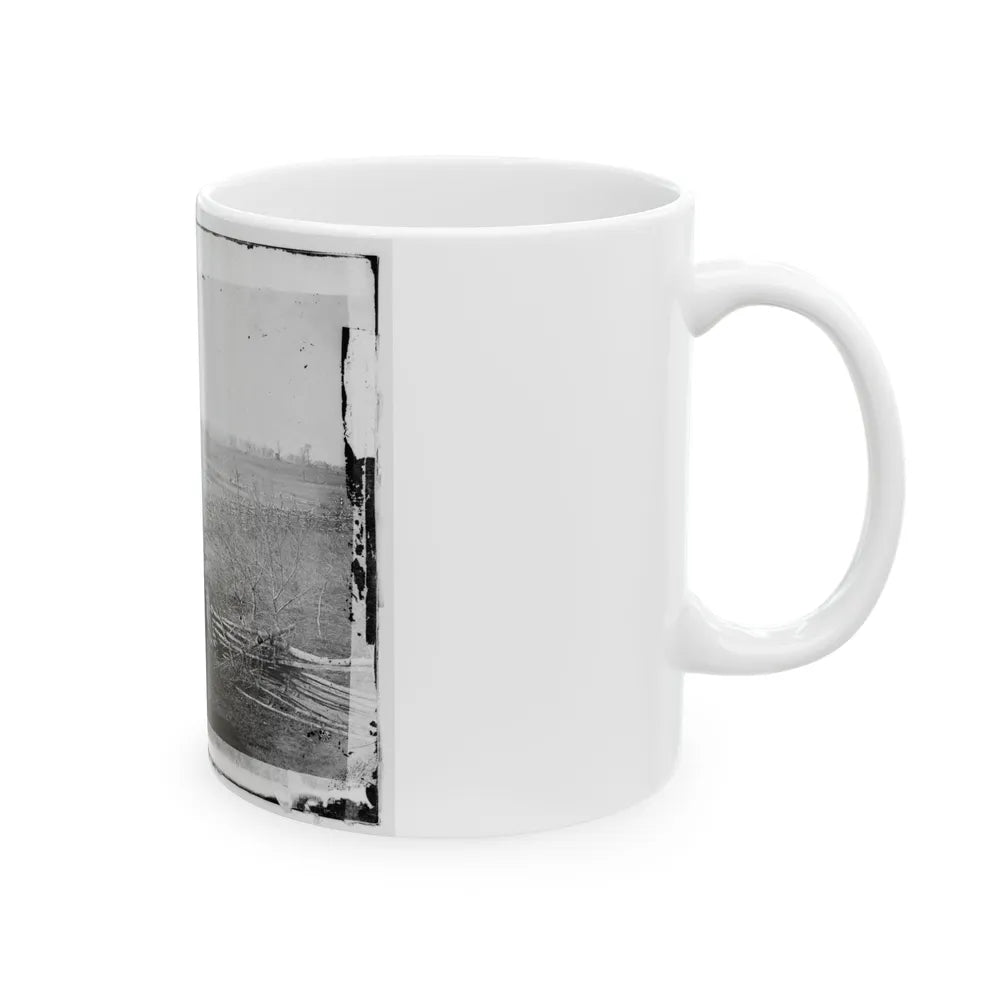 Bull Run, Va. View Of The Battlefield (U.S. Civil War) White Coffee Mug-Go Mug Yourself