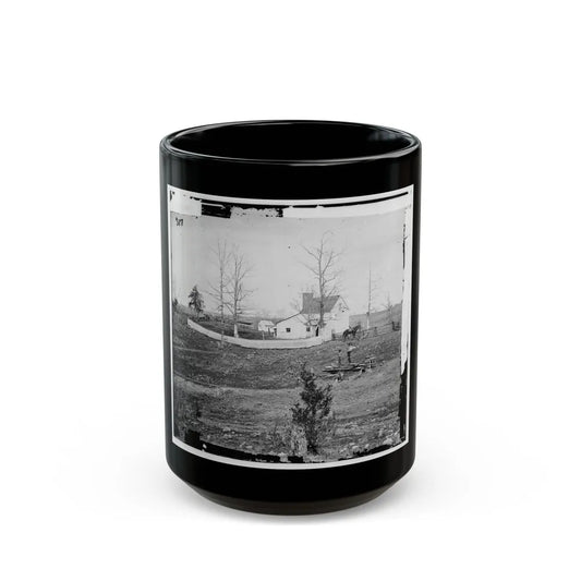 Bull Run, Va. William N. Thornton's I.E., Thornberry House On The Route To Sudley Ford (U.S. Civil War) Black Coffee Mug-15oz-Go Mug Yourself
