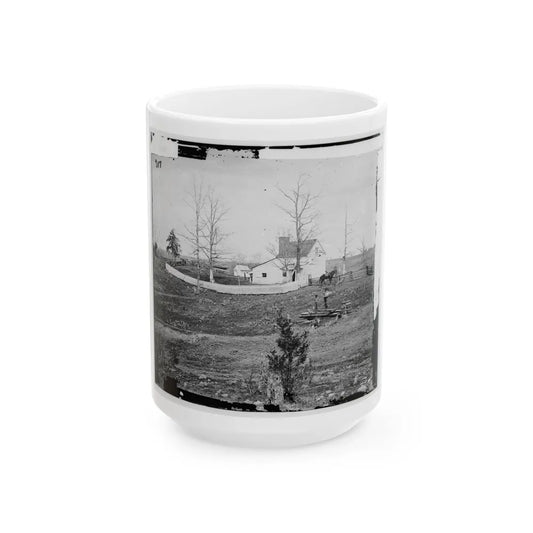 Bull Run, Va. William N. Thornton's I.E., Thornberry House On The Route To Sudley Ford (U.S. Civil War) White Coffee Mug-15oz-Go Mug Yourself