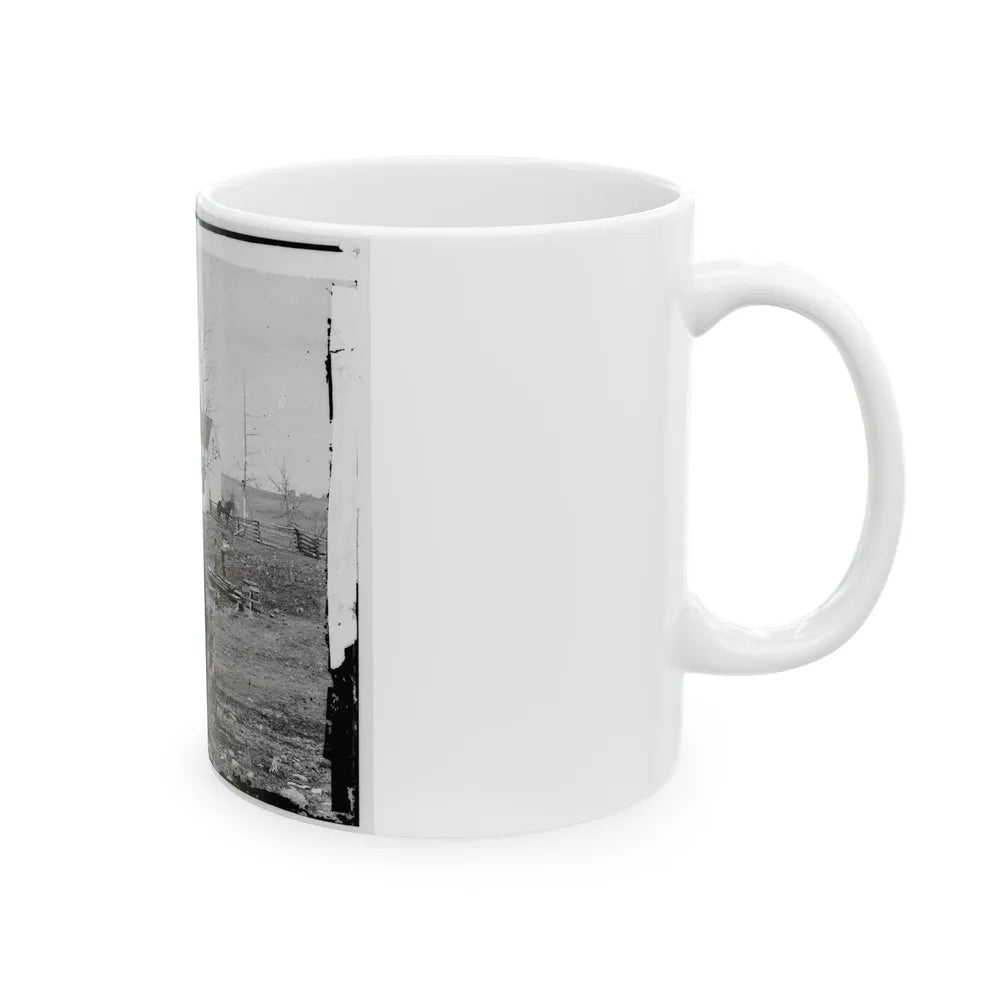 Bull Run, Va. William N. Thornton's I.E., Thornberry House On The Route To Sudley Ford (U.S. Civil War) White Coffee Mug-Go Mug Yourself