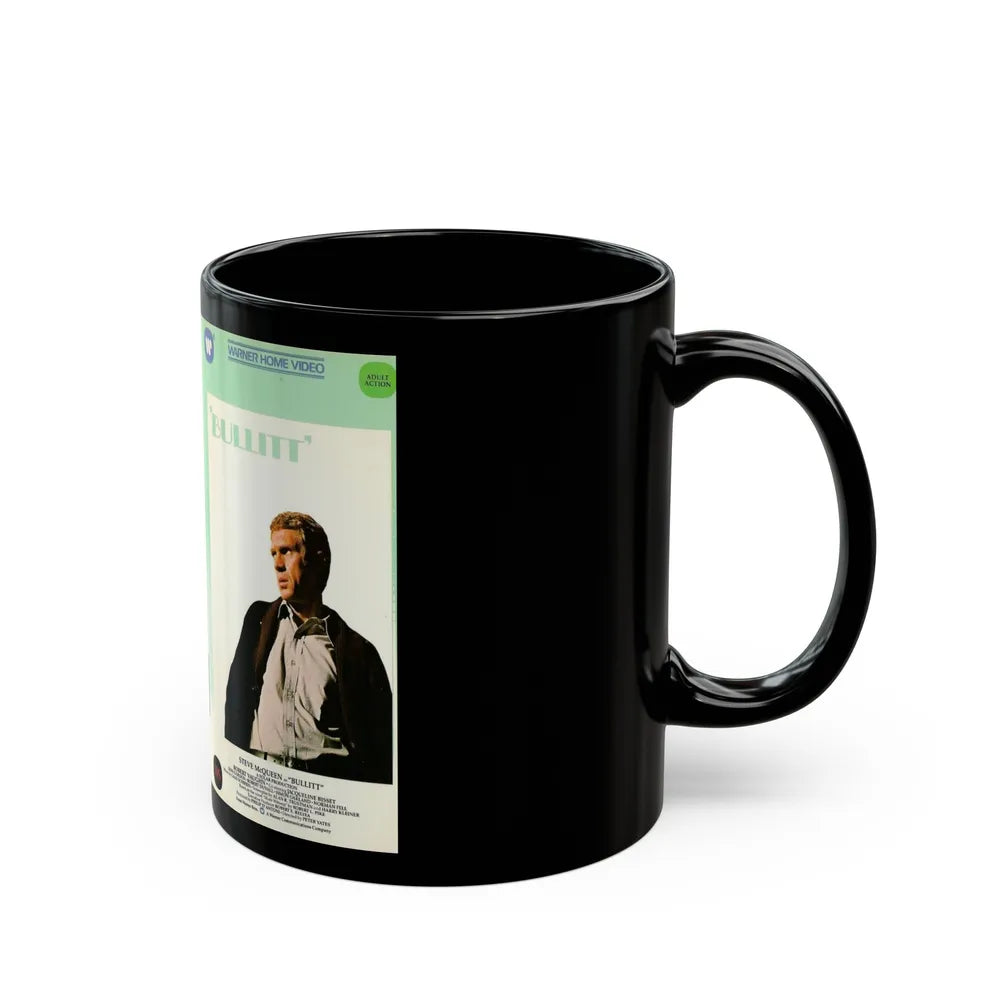 BULLITT (VHS COVER) - Black Coffee Mug-Go Mug Yourself