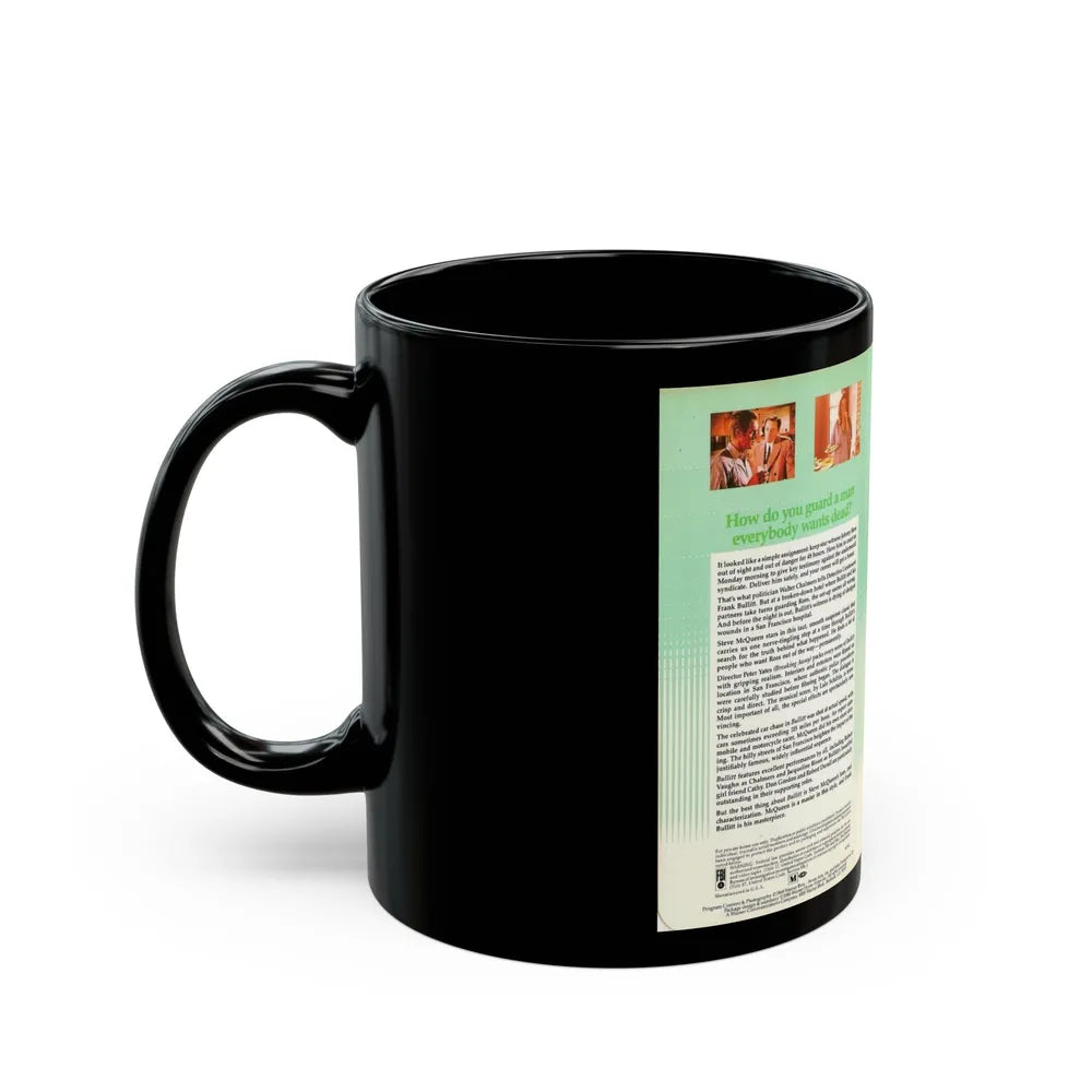 BULLITT (VHS COVER) - Black Coffee Mug-Go Mug Yourself