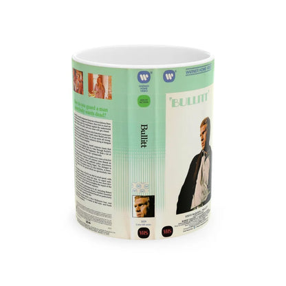 BULLITT (VHS COVER) - White Coffee Mug-11oz-Go Mug Yourself