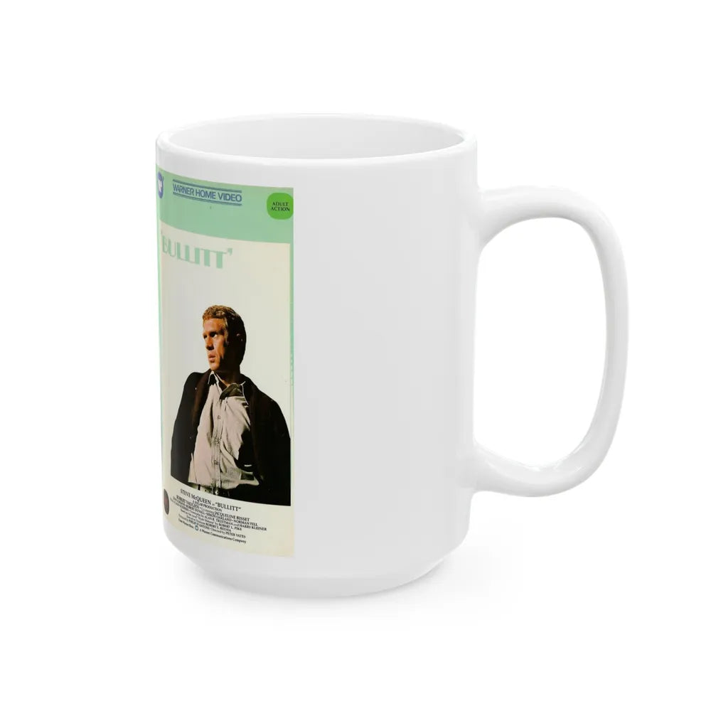 BULLITT (VHS COVER) - White Coffee Mug-Go Mug Yourself