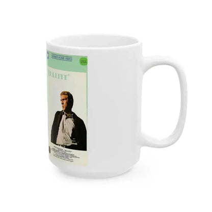 BULLITT (VHS COVER) - White Coffee Mug - Go Mug Yourself