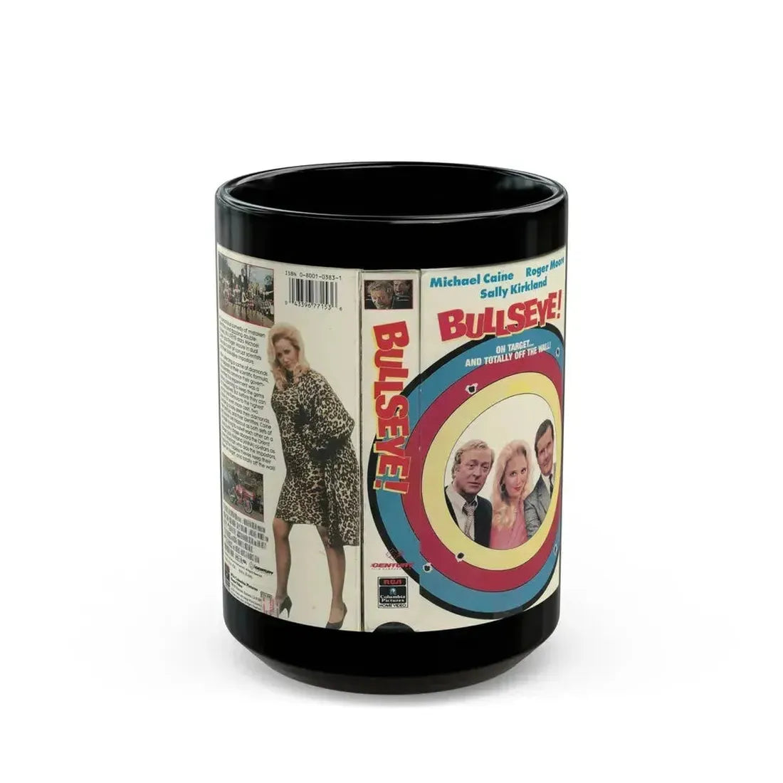 BULLSEYE (VHS COVER) - Black Coffee Mug 15oz - Go Mug Yourself