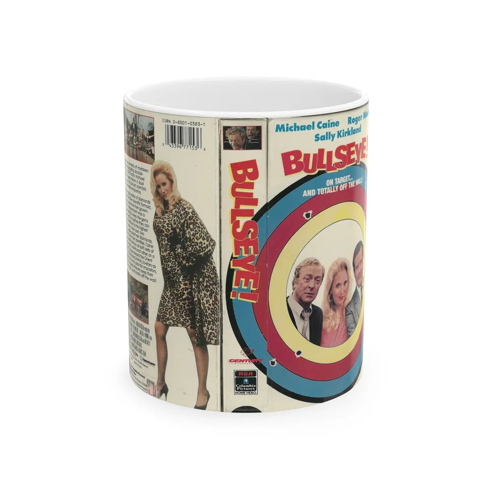 BULLSEYE (VHS COVER) - White Coffee Mug-11oz-Go Mug Yourself