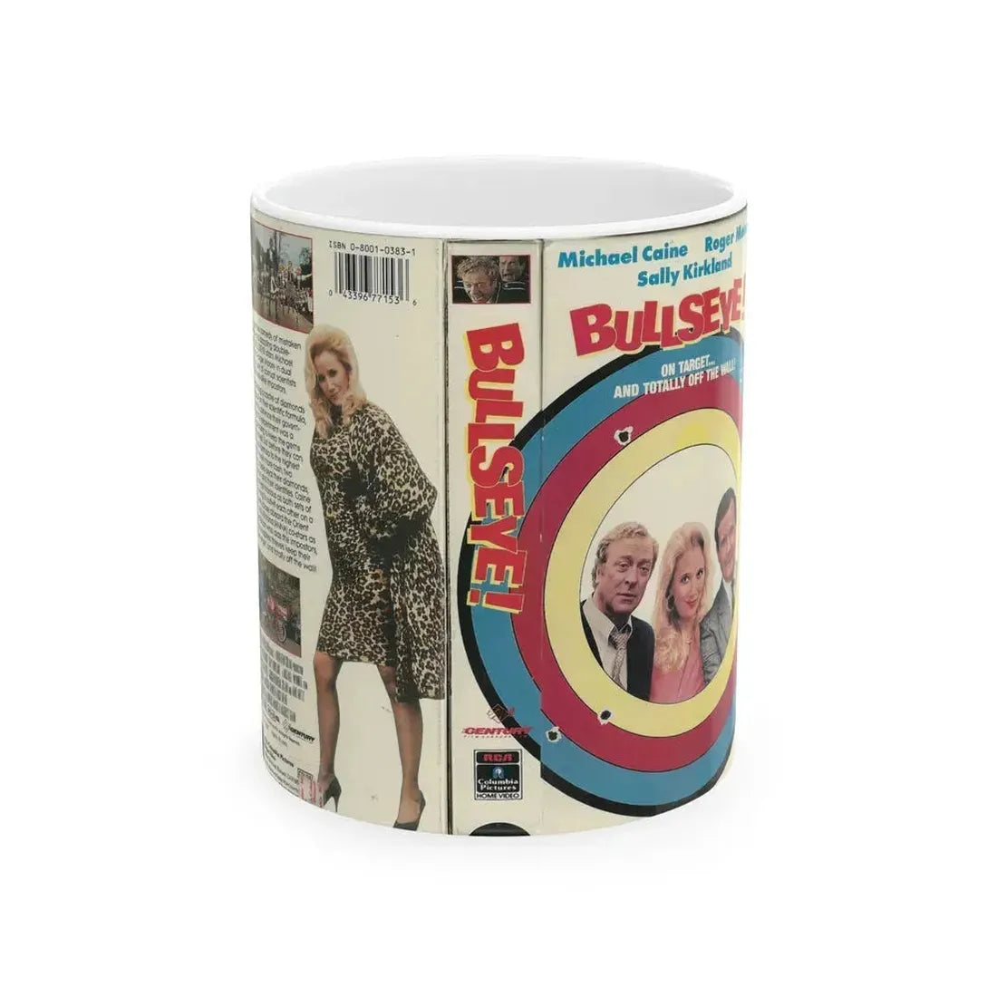 BULLSEYE (VHS COVER) - White Coffee Mug 11oz - Go Mug Yourself