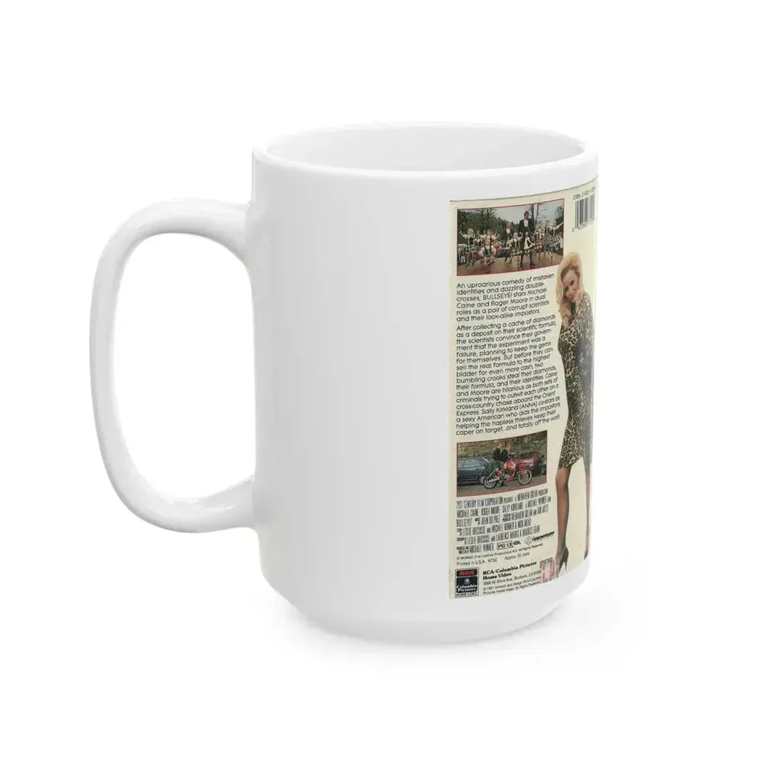 BULLSEYE (VHS COVER) - White Coffee Mug - Go Mug Yourself