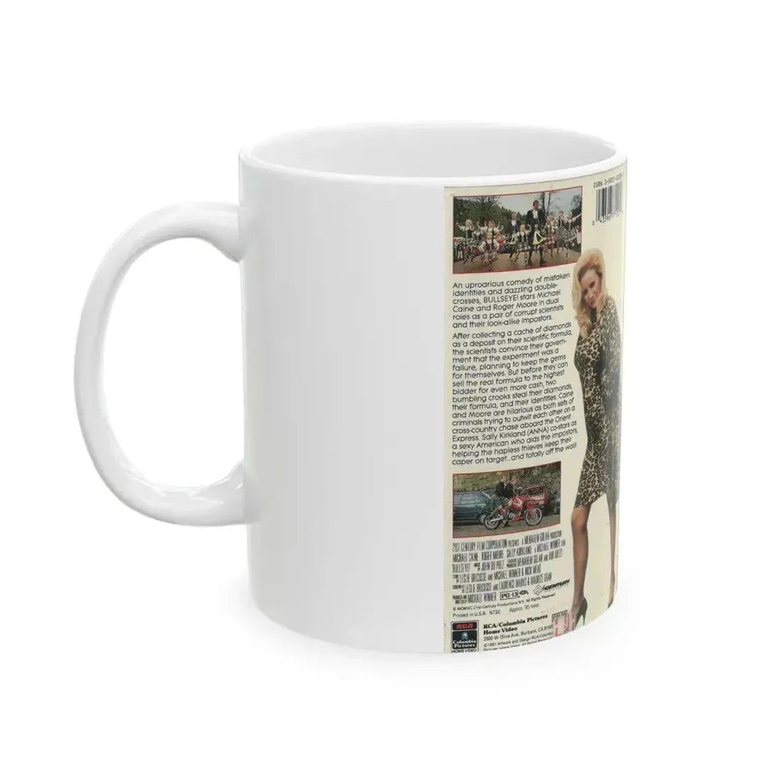 BULLSEYE (VHS COVER) - White Coffee Mug - Go Mug Yourself