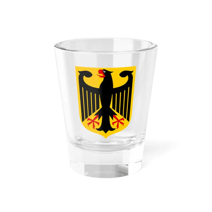 Bundesadler rahmenlos mit Schild (Germany) (Coat of Arms) Shot Glass 1.5oz 1.5oz - Go Mug Yourself