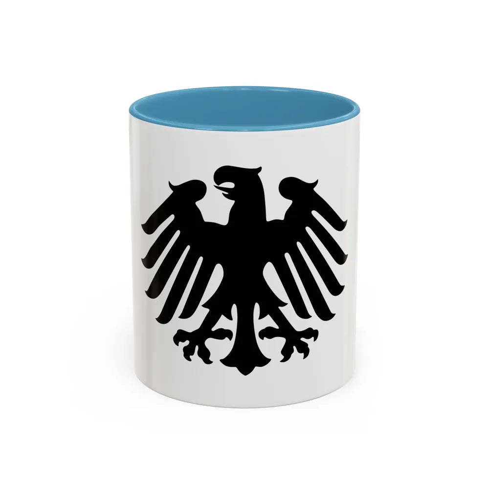 Bundesrat - Accent Coffee Mug-11oz-Light Blue-Go Mug Yourself