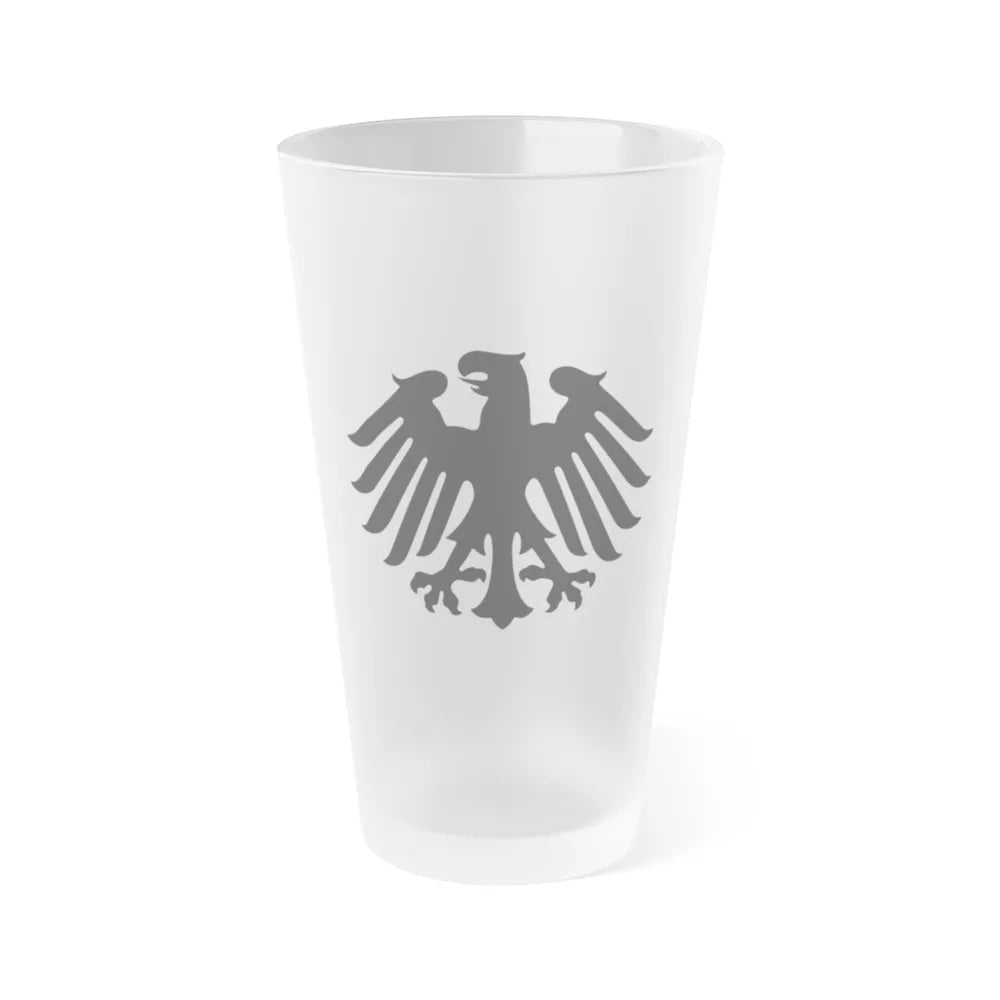 Bundesrat - Frosted Pint Glass 16oz-16oz-Frosted-Go Mug Yourself