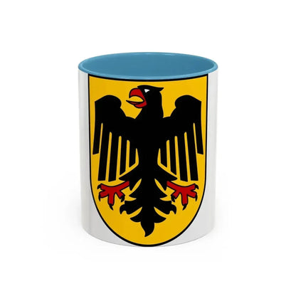 Bundesschild (Federal Shield) of the Federal Republic of Germany - Accent Coffee Mug 11oz Light Blue - Go Mug Yourself