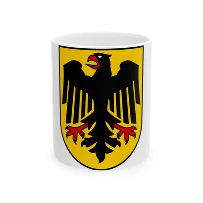 Bundesschild (Federal Shield) of the Federal Republic of Germany - White Coffee Mug 11oz - Go Mug Yourself