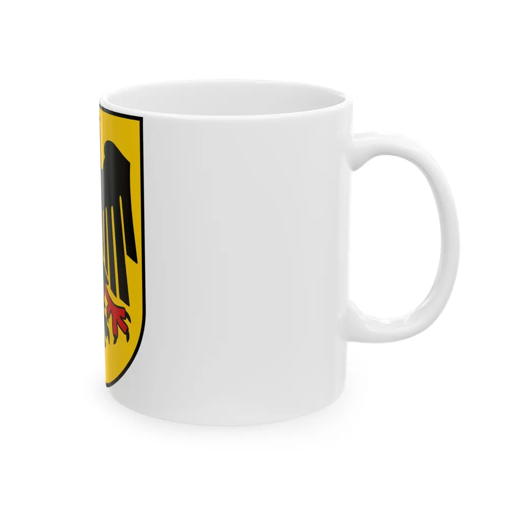 Bundesschild (Federal Shield) of the Federal Republic of Germany - White Coffee Mug-Go Mug Yourself