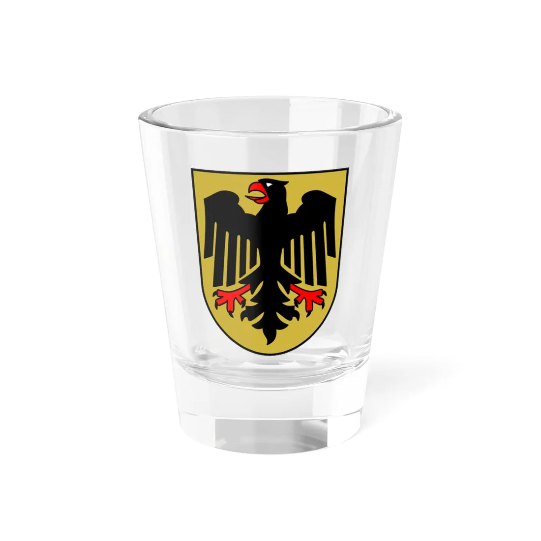 Bundesschild variant (Germany) (Coat of Arms) Shot Glass 1.5oz 1.5oz - Go Mug Yourself