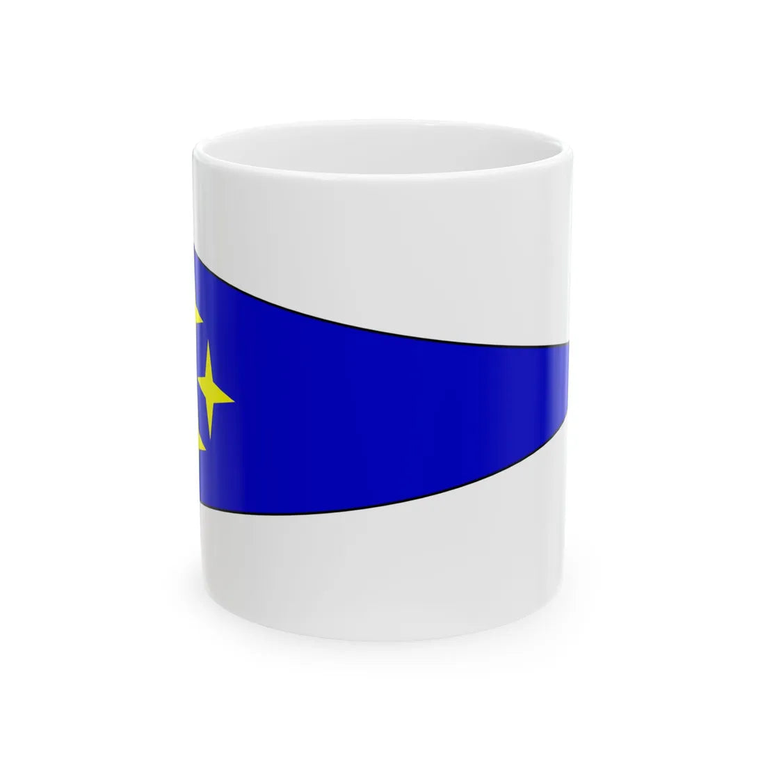 Bundeswehr Bootswimpel Admiral (Germany) White Coffee Mug 11oz - Go Mug Yourself