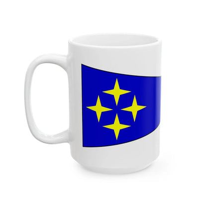Bundeswehr Bootswimpel Admiral (Germany) White Coffee Mug - Go Mug Yourself