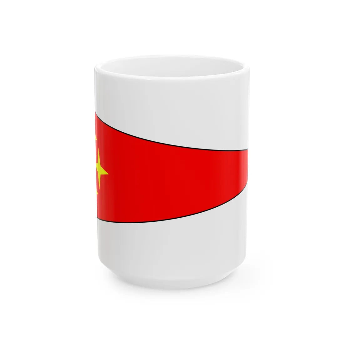 Bundeswehr Bootswimpel General (Germany) White Coffee Mug 15oz - Go Mug Yourself