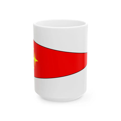 Bundeswehr Bootswimpel General (Germany) White Coffee Mug 15oz - Go Mug Yourself