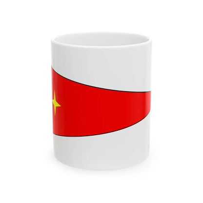 Bundeswehr Bootswimpel Generalleutnant (Germany) White Coffee Mug 11oz - Go Mug Yourself