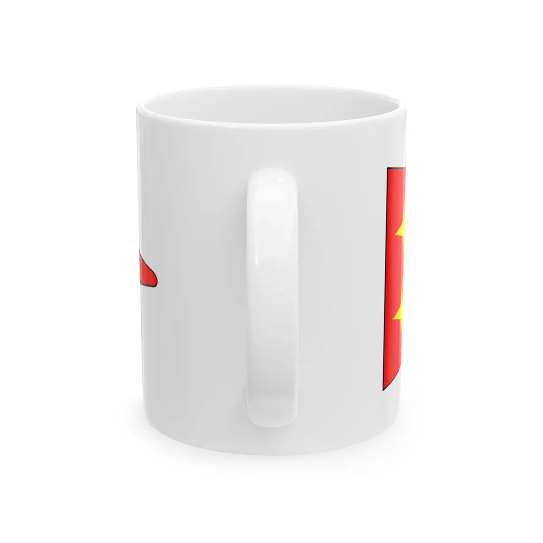 Bundeswehr Bootswimpel Generalleutnant (Germany) White Coffee Mug - Go Mug Yourself