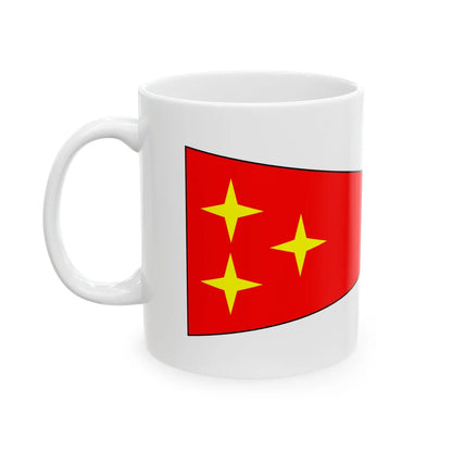 Bundeswehr Bootswimpel Generalleutnant (Germany) White Coffee Mug - Go Mug Yourself