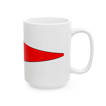 Bundeswehr Bootswimpel Generalleutnant (Germany) White Coffee Mug - Go Mug Yourself