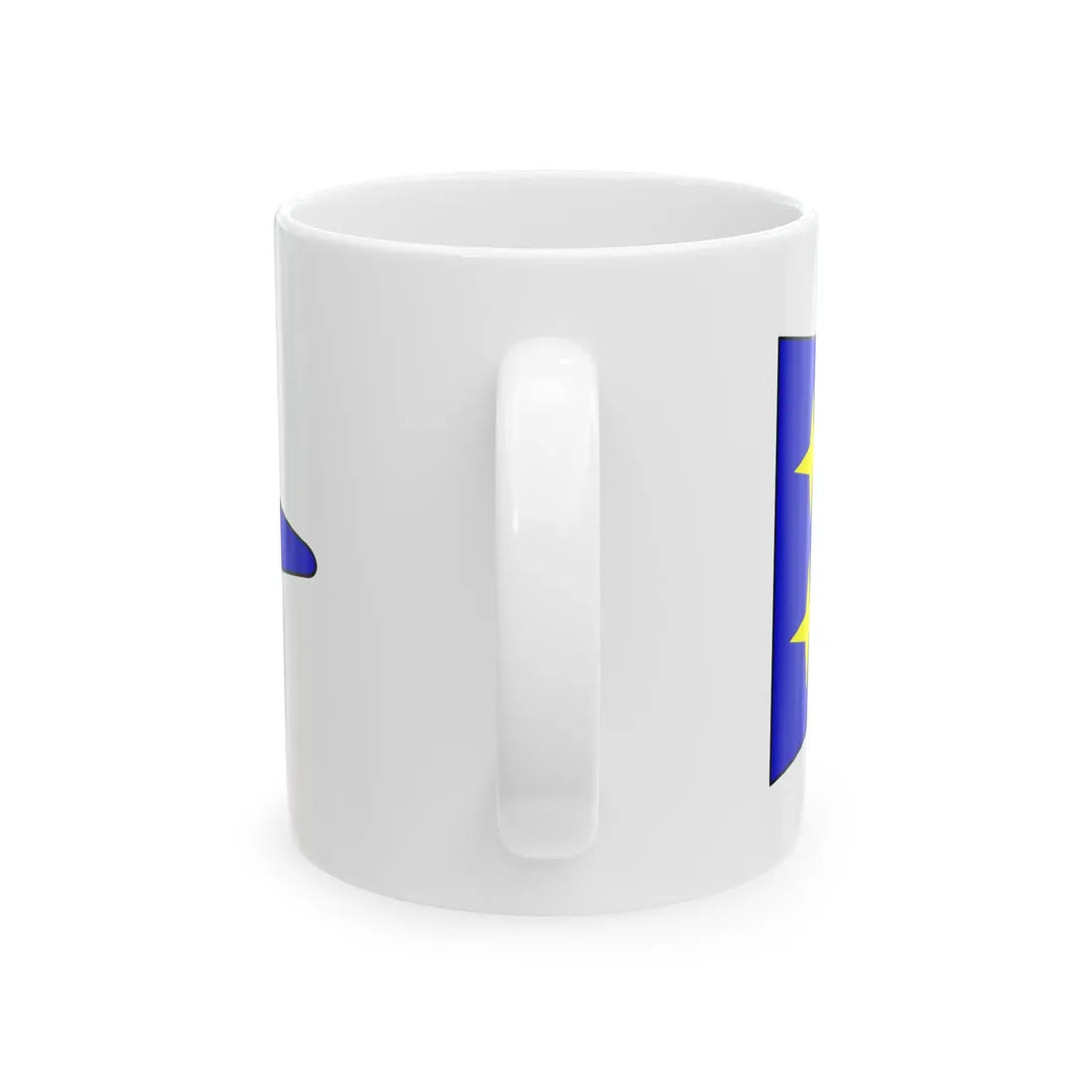 Bundeswehr Bootswimpel Vizeadmiral (Germany) White Coffee Mug - Go Mug Yourself
