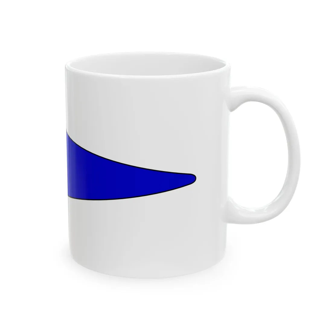 Bundeswehr Bootswimpel Vizeadmiral (Germany) White Coffee Mug - Go Mug Yourself