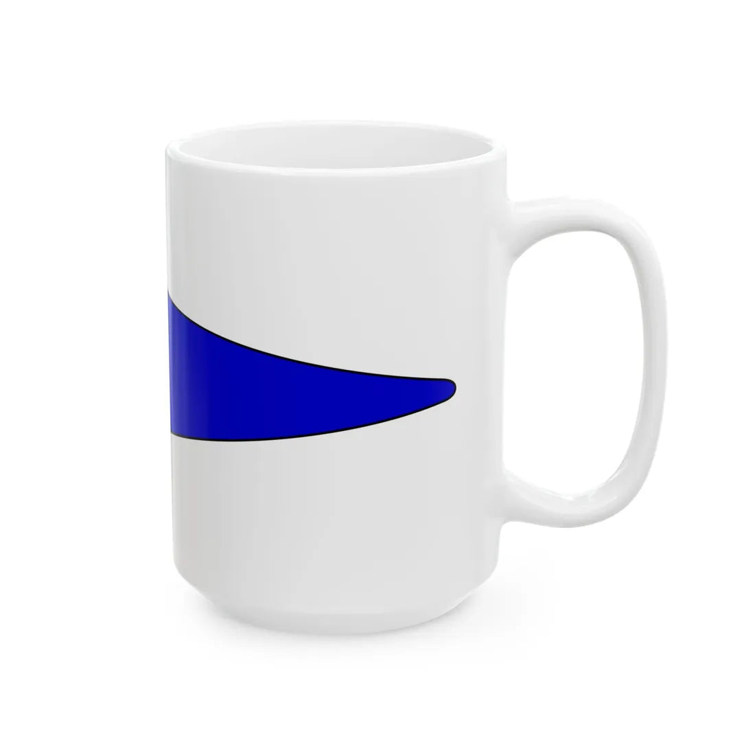 Bundeswehr Bootswimpel Vizeadmiral (Germany) White Coffee Mug - Go Mug Yourself